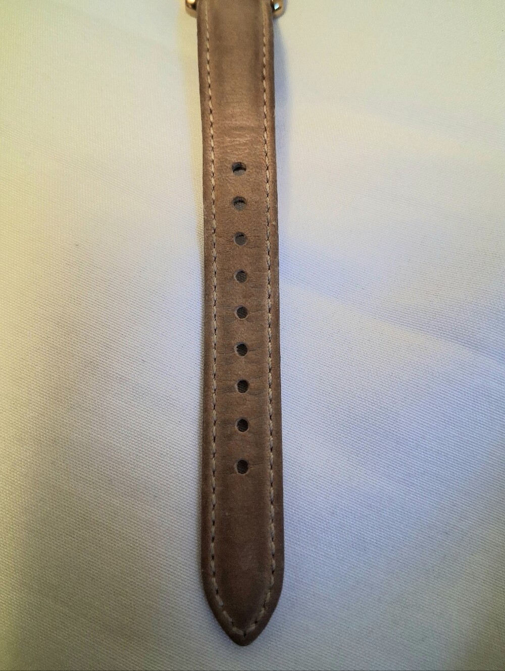 FOSSIL SLIM ROUND TAN LEATHER WATCH - Picture 5 of 11